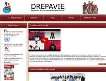 Tablet Screenshot of drepavie.org